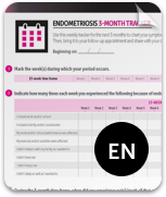 Endometriosis 3-Month Tracker (English)